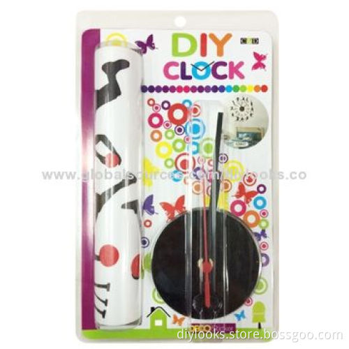 Creative Basketball Style DIY Three Dimensional Wall Sticker Clock Home Decoration, CD827